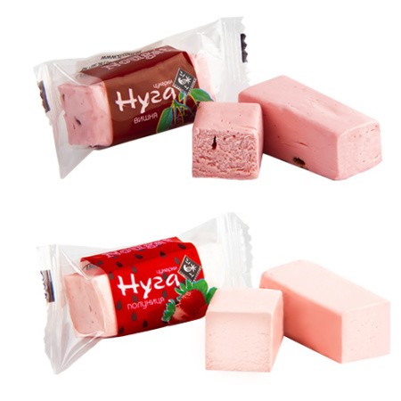 Цукерки "Нуга" фруктова асорті